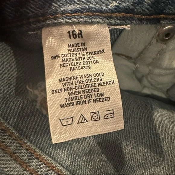 Aeropostale Super Low Rise Flare Stretch Jeans New 16R NWT Size 16 Aero - Picture 10 of 12